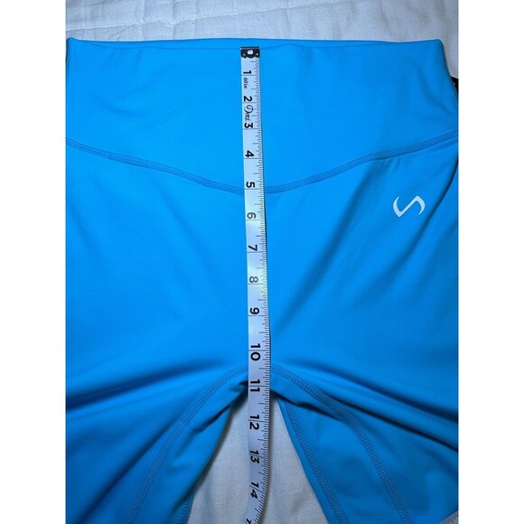 TLF Tempo Glo High Waisted Workout‎ Leggings Bright Blue Women's LARGE NWT - Picture 12 of 13